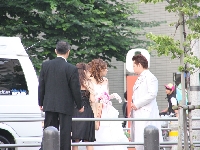 新朗新婦ご到着
