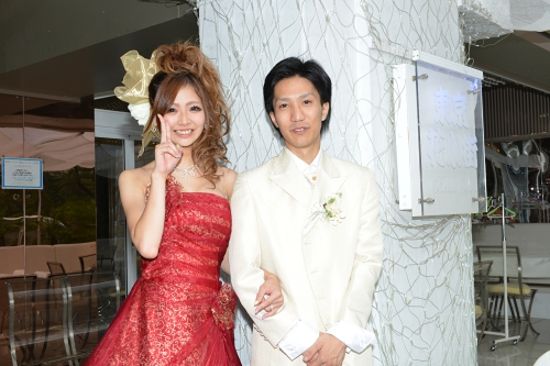 新郎新婦ポーズ写真