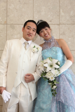 新郎新婦ポーズ写真
